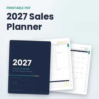 2027 Sales Planner